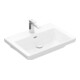 V&B Schrank-Waschtisch Subway 3.0 65x47cm, eck., m ÜL, stone white C-plus-1