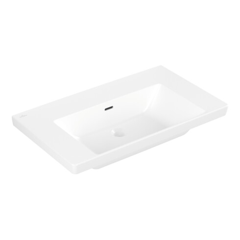 V&B Schrank-Waschtisch Subway 3.0 80x47cm, eck., m ÜL, stone white C-plus