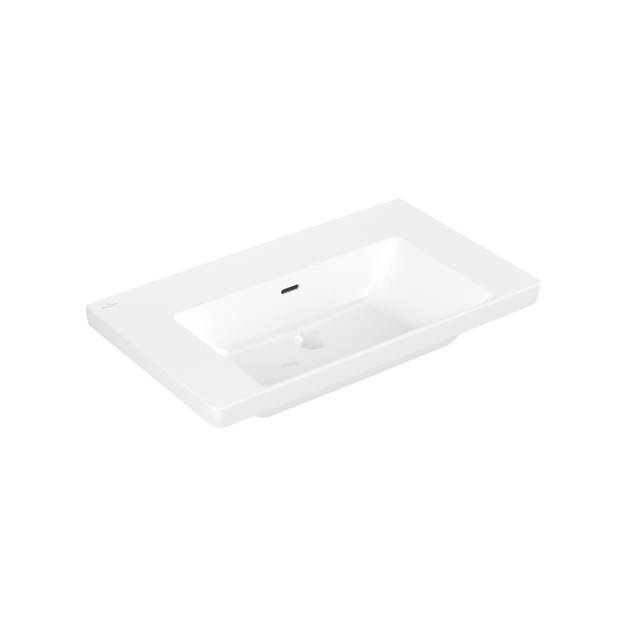 V&B Schrank-Waschtisch Subway 3.0 80x47cm, eckig, mit Überlauf, weiß ; Villeroy & Boch