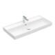 V&B Schrankwaschtisch Collaro 100x47, mit Überlauf, stone white C-plus-4
