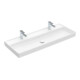 V&B Schrankwaschtisch Collaro 120x47cm, o. ÜL, stone white C-plus-3