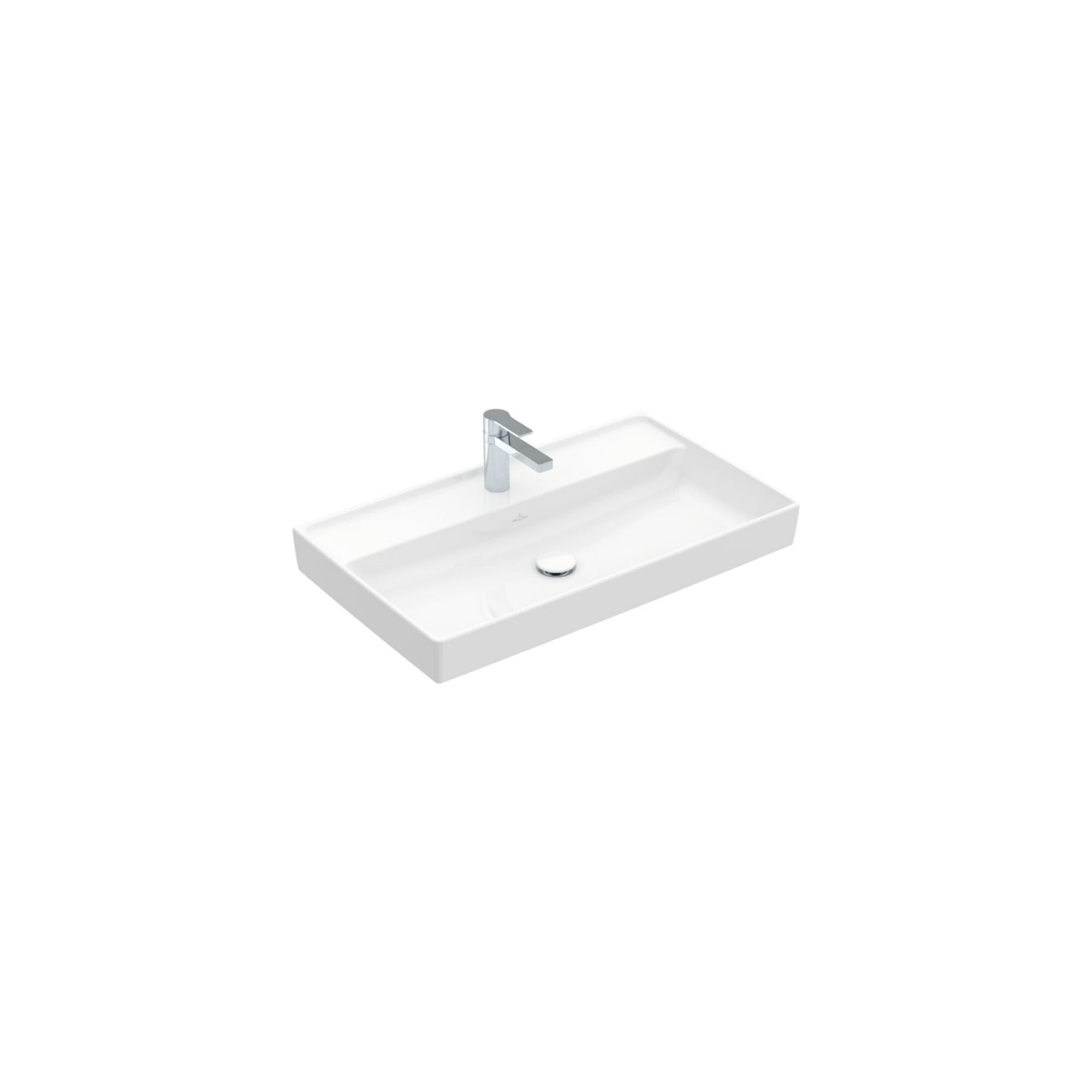 V&B Schrankwaschtisch Collaro 80x47cm, ohne Überlauf, weiß ; Villeroy & Boch