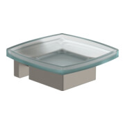 V&B Seifenspender Elements Striking brosse. ni. bleue, 120x106x45ml, Verre satiné