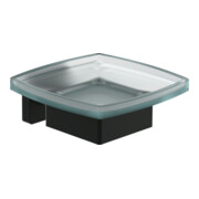 V&B Seifenspender Elements Striking matt black, 120x106x45ml, Glas satiniert