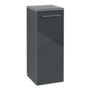 V&B Seitenschrank Avento 35x89x40,5cm, 1 T, l, G vc gl., cryst Gr