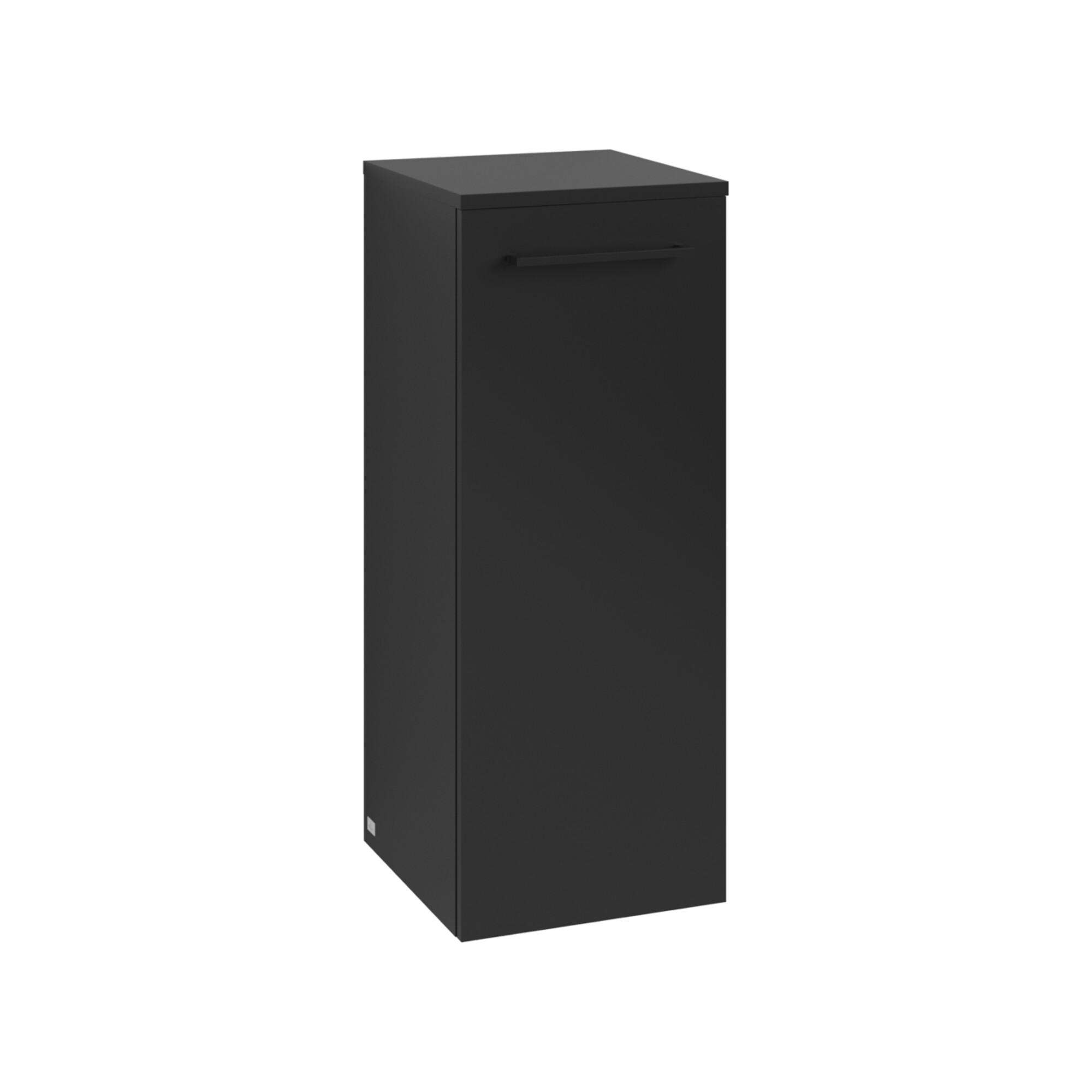 V&B Seitenschrank Avento 35x89x40,5cm, 1 T, r, G vo bla, volc bla ; Villeroy & Boch