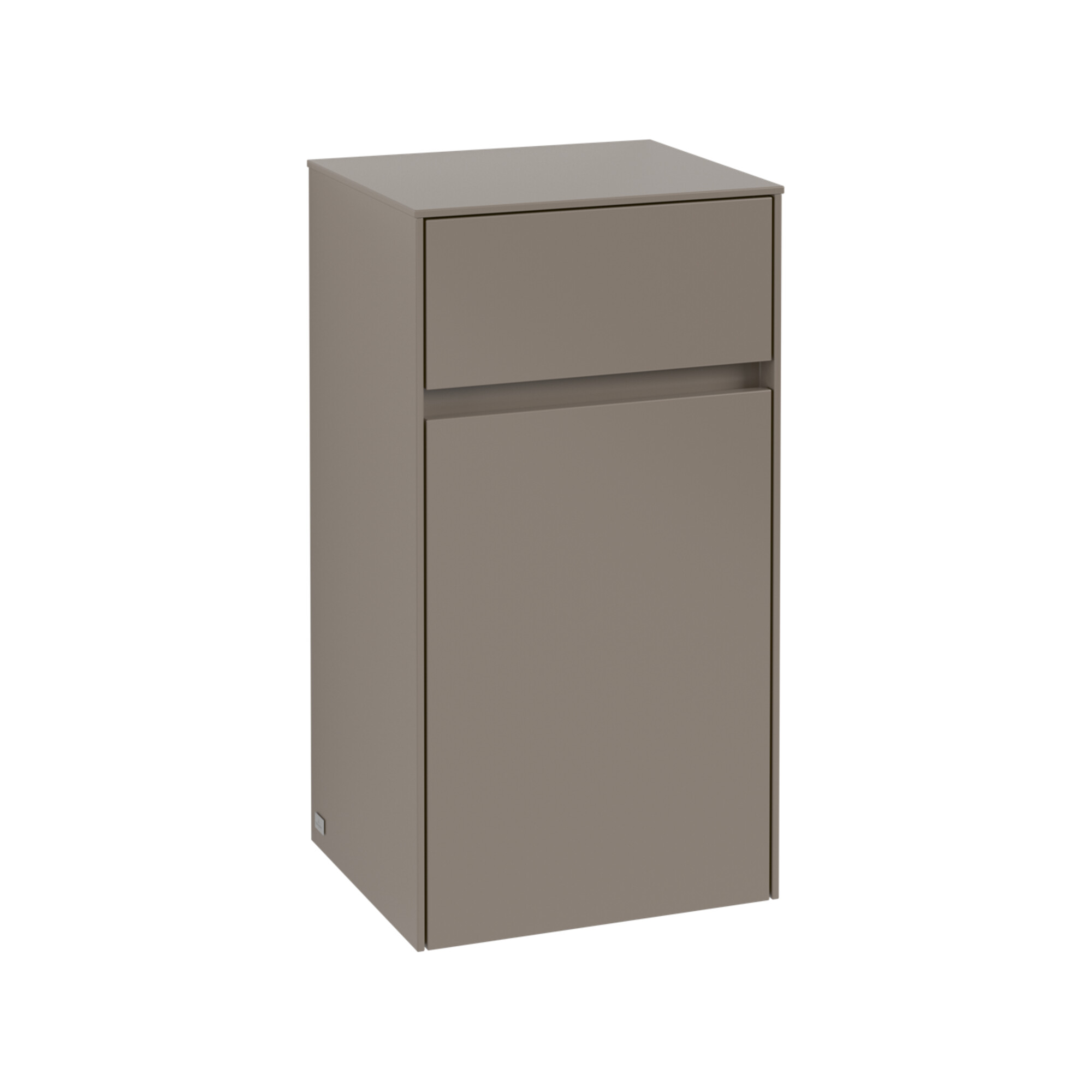 V&B Seitenschrank Collaro 40,4x74,8x34,9cm, Anschl li, black oak ; Villeroy & Boch