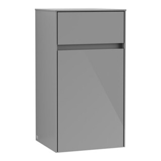 V&B Seitenschrank Collaro 40,4x74,8x34,9cm, Anschl li, glossy grey