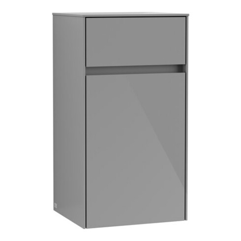 V&B Seitenschrank Collaro 40,4x74,8x34,9cm, Anschl li, glossy grey