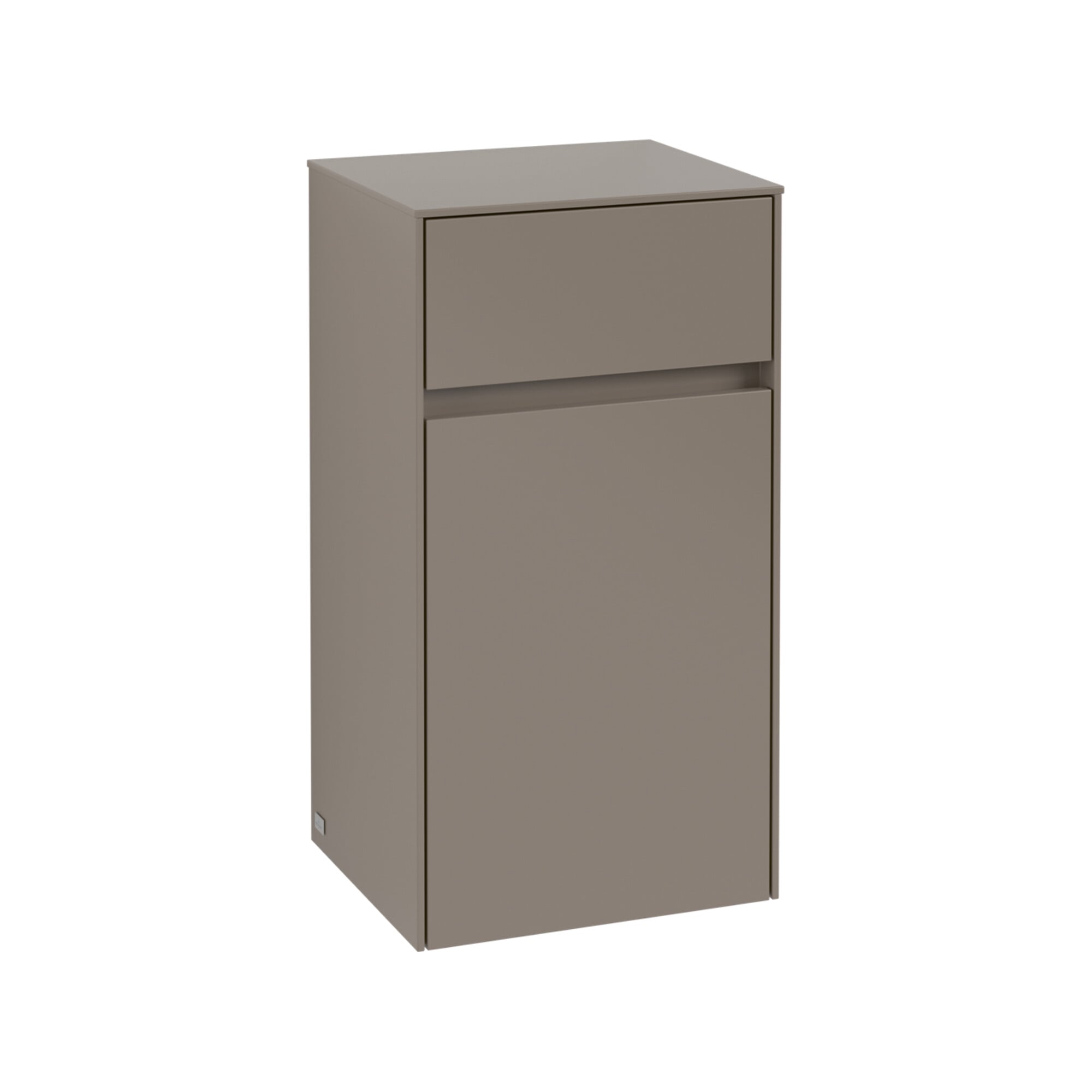 V&B Seitenschrank Collaro 40,4x74,8x34,9cm, Anschl links, wine red ; Villeroy & Boch
