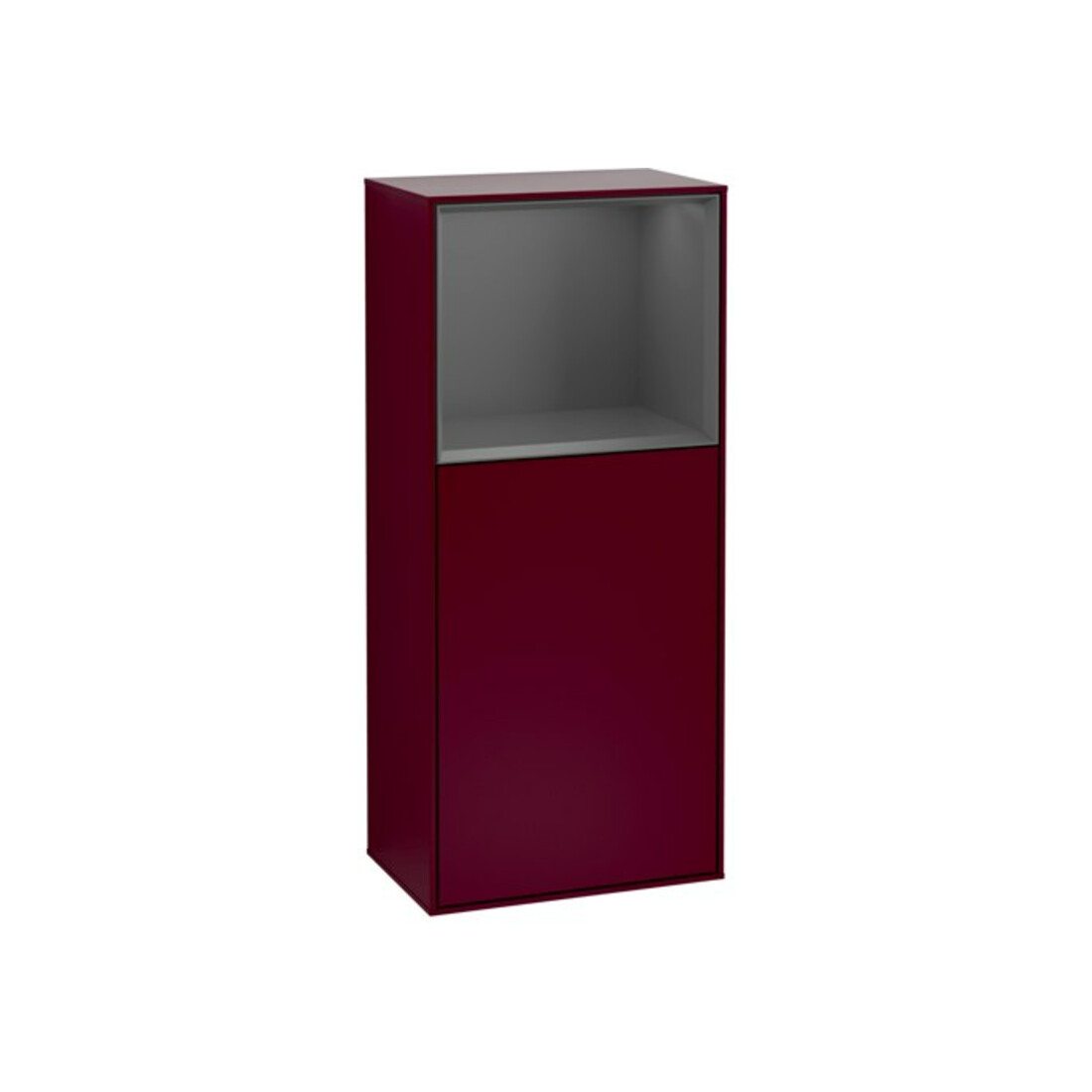 V&B Seitenschrank Finion 41,8x93,6cm, l, Reg ob Anthrac. m, Peo m