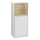 V&B Seitenschrank Finion 41,8x93,6cm, l, Reg ob Oa ven, wh. m Lac-1