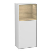 V&B Seitenschrank Finion 41,8x93,6cm, l, Reg ob Oa ven, wh. m Lac