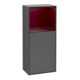 V&B Seitenschrank Finion 41,8x93,6cm, l, Reg ob Peo m, Anthrac. m-1