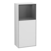 V&B Seitenschrank Finion 41,8x93,6cm, l, Rg o A m, wh. m Lac