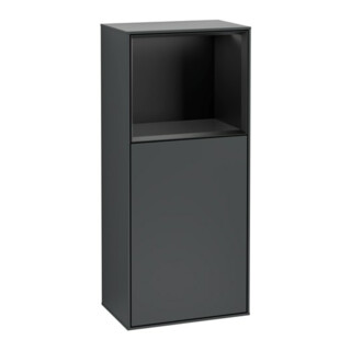 V&B Seitenschrank Finion 41,8x93,6cm, l, Rg o bla m, md bl. m Lac