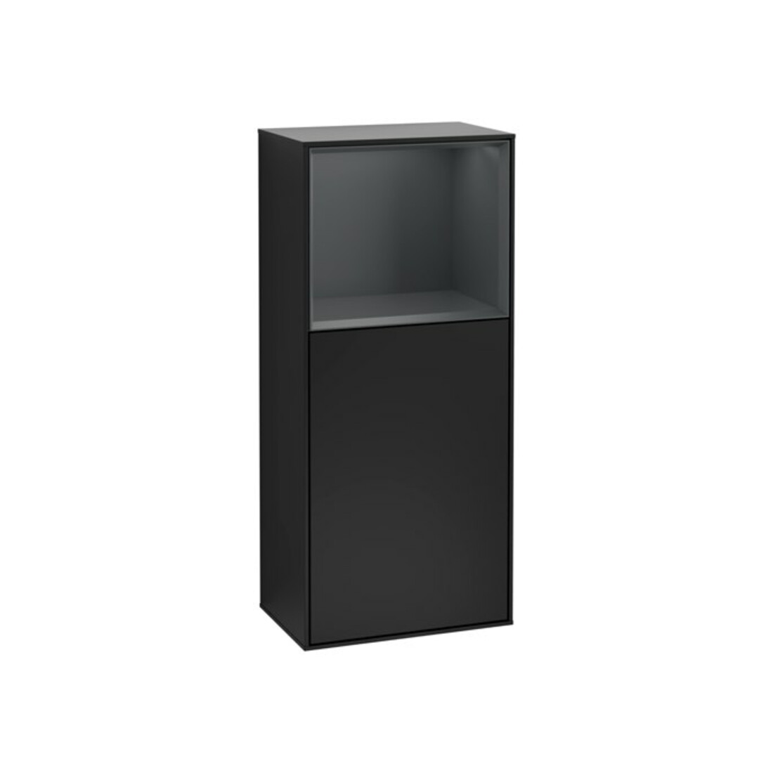 V&B Seitenschrank Finion 41,8x93,6cm, l, Rg o md bl. m, bla m Lac