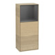 V&B Seitenschrank Finion 41,8x93,6cm, l, Rg ob Anthrac. m, Oa ven-1