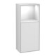 V&B Seitenschrank Finion 41,8x93,6cm, l, Rg ob glo wh., wh. m Lac-1