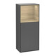 V&B Seitenschrank Finion 41,8x93,6cm, l, Rg ob Oa ven, Anthrac. m-1
