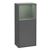 V&B Seitenschrank Finion 41,8x93,6cm, l, Rg ob Oli. m, Anthrac. m