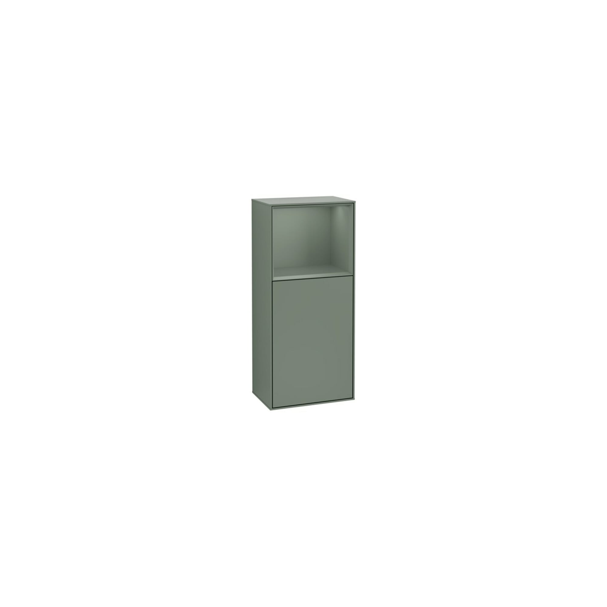 V&B Seitenschrank Finion 41,8x93,6cm, l, Rg ob Oli. m, Oli. m Lac ; Villeroy & Boch
