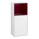 V&B Seitenschrank Finion 41,8x93,6cm, l, Rg ob Peo m, glo wh. Lac-1
