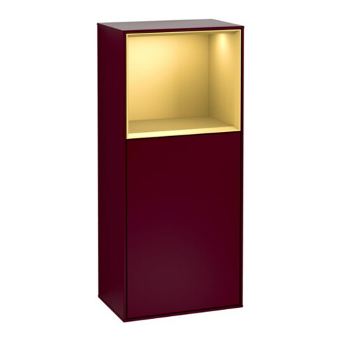 V&B Seitenschrank Finion 41,8x93,6cm, li, Reg ob gol m, Peo Matt