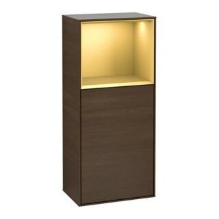 V&B Seitenschrank Finion 41,8x93,6cm, li, Reg ob gol m, wal ven