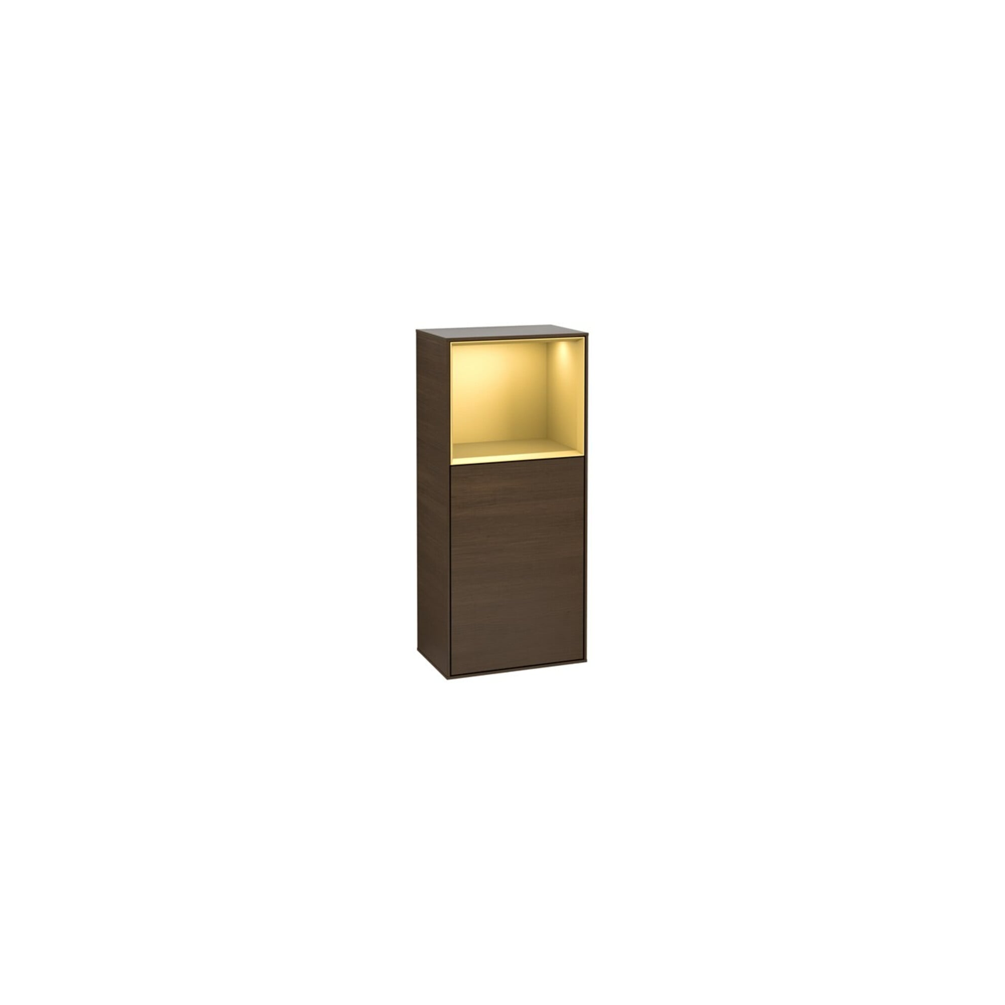 V&B Seitenschrank Finion 41,8x93,6cm, li, Reg ob gol m, wal ven ; Villeroy & Boch
