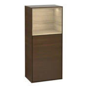 V&B Seitenschrank Finion 41,8x93,6cm, li, Reg ob Oa ven, wal ven