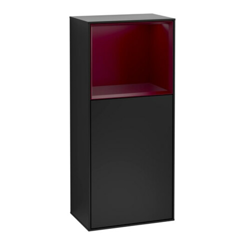 V&B Seitenschrank Finion 41,8x93,6cm, li, Reg ob Peo m, bla m Lac