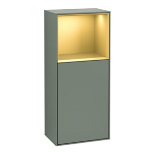V&B Seitenschrank Finion 41,8x93,6cm, r, Reg ob gol m, Oli. m Lac