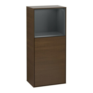 V&B Seitenschrank Finion 41,8x93,6cm, r, Reg ob md bl. m, wal ven