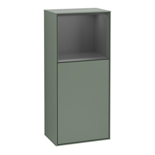 V&B Seitenschrank Finion 41,8x93,6cm, r, Rg o A m, Oli. m Lac