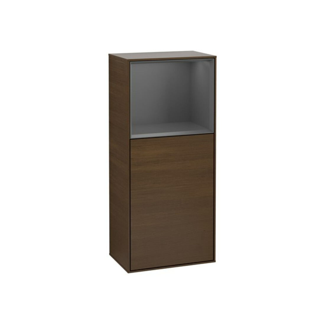 V&B Seitenschrank Finion 41,8x93,6cm, r, Rg o Anthrac. m, wal ven