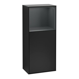 V&B Seitenschrank Finion 41,8x93,6cm, r, Rg o md bl. m, bla m Lac