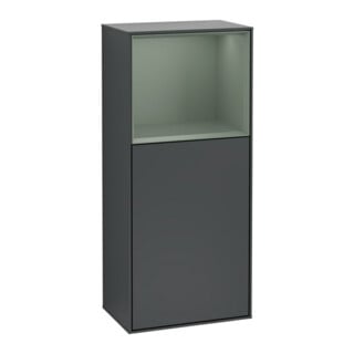 V&B Seitenschrank Finion 41,8x93,6cm, r, Rg o Ol m, md bl. m Lac