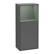 V&B Seitenschrank Finion 41,8x93,6cm, r, Rg ob Oli. m, Anthrac. m