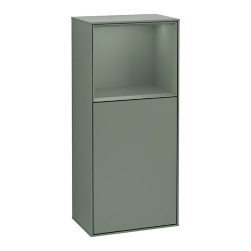 V&B Seitenschrank Finion 41,8x93,6cm, r, Rg ob Oli. m, Oli. m Lac