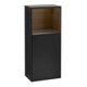 V&B Seitenschrank Finion 41,8x93,6cm, r, Rg ob wal ven, bla m Lac-1