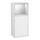 V&B Seitenschrank Finion 41,8x93,6cm, r, Rg ob wh. m, glo wh. Lac-1