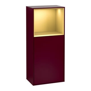 V&B Seitenschrank Finion 41,8x93,6cm, re, Reg ob gol m, Peo Matt