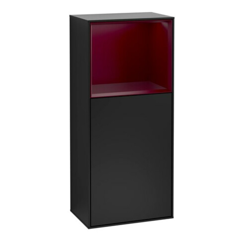 V&B Seitenschrank Finion 41,8x93,6cm, re, Reg ob Peo m, bla m Lac