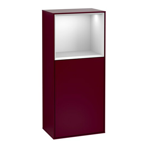 V&B Seitenschrank Finion 41,8x93,6cm, re, Reg ob wh. m, Peo Matt