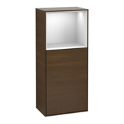 V&B Seitenschrank Finion 41,8x93,6cm, re, Reg ob wh. m, wal ven