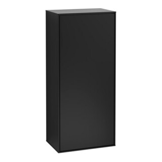 V&B Seitenschrank Finion 41,8x93,6x27cm, Anschl li, bla m lacquer