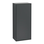 V&B Seitenschrank Finion 41,8x93,6x27cm, Anschl li, md bl. m Lac
