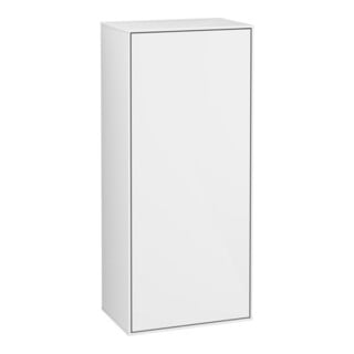 V&B Seitenschrank Finion 41,8x93,6x27cm, Anschl re, glo wh. Lac