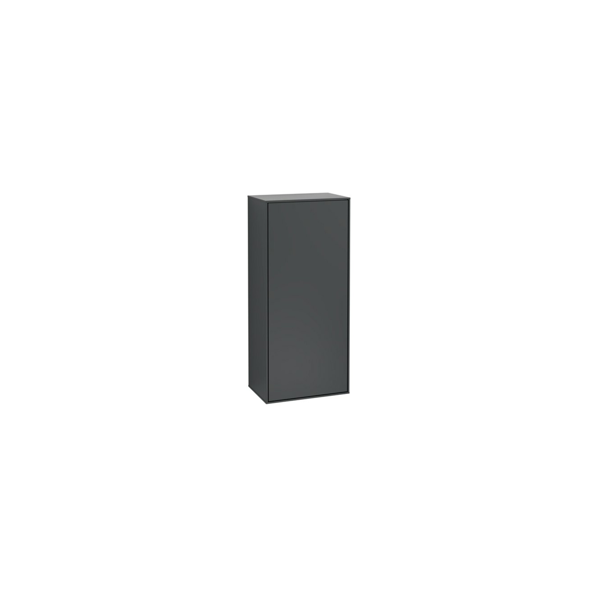 V&B Seitenschrank Finion 41,8x93,6x27cm, Anschl re, md bl. m Lac ; Villeroy & Boch